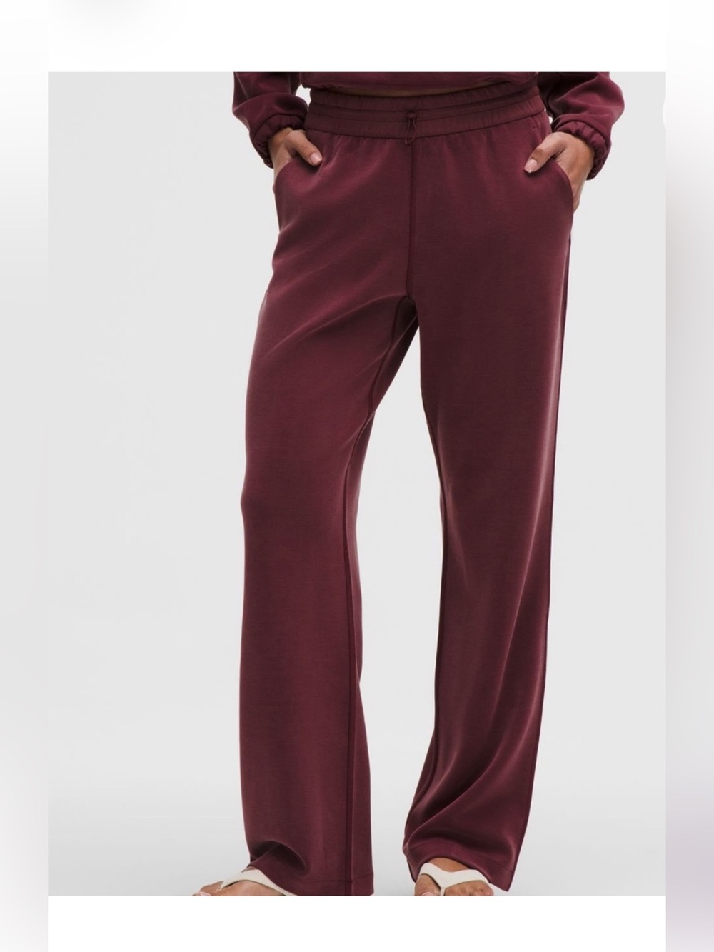 lululemon athletica Softstreme pants in Burgundy
